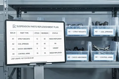 Koni distributor planning board