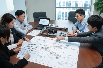 OEM and OES sourcing team review