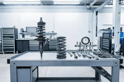 Specialist performance garage suspension setup